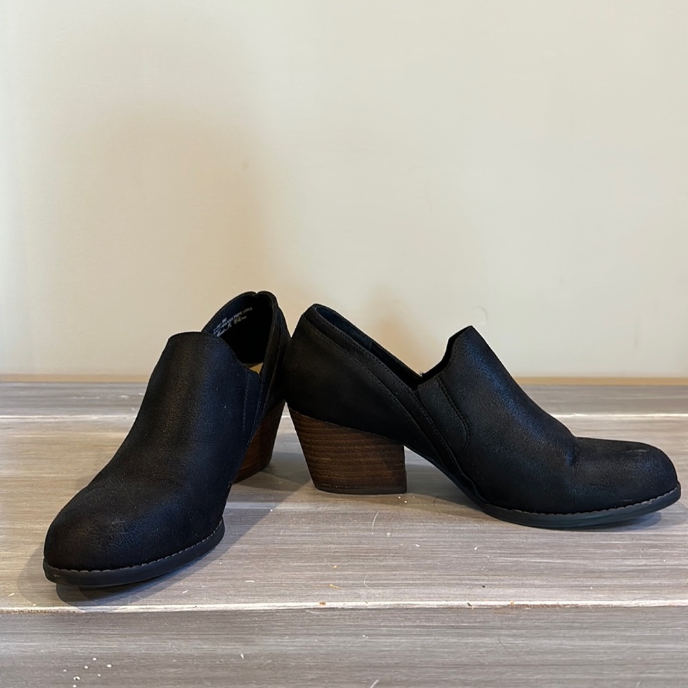 Black Suede Bootie